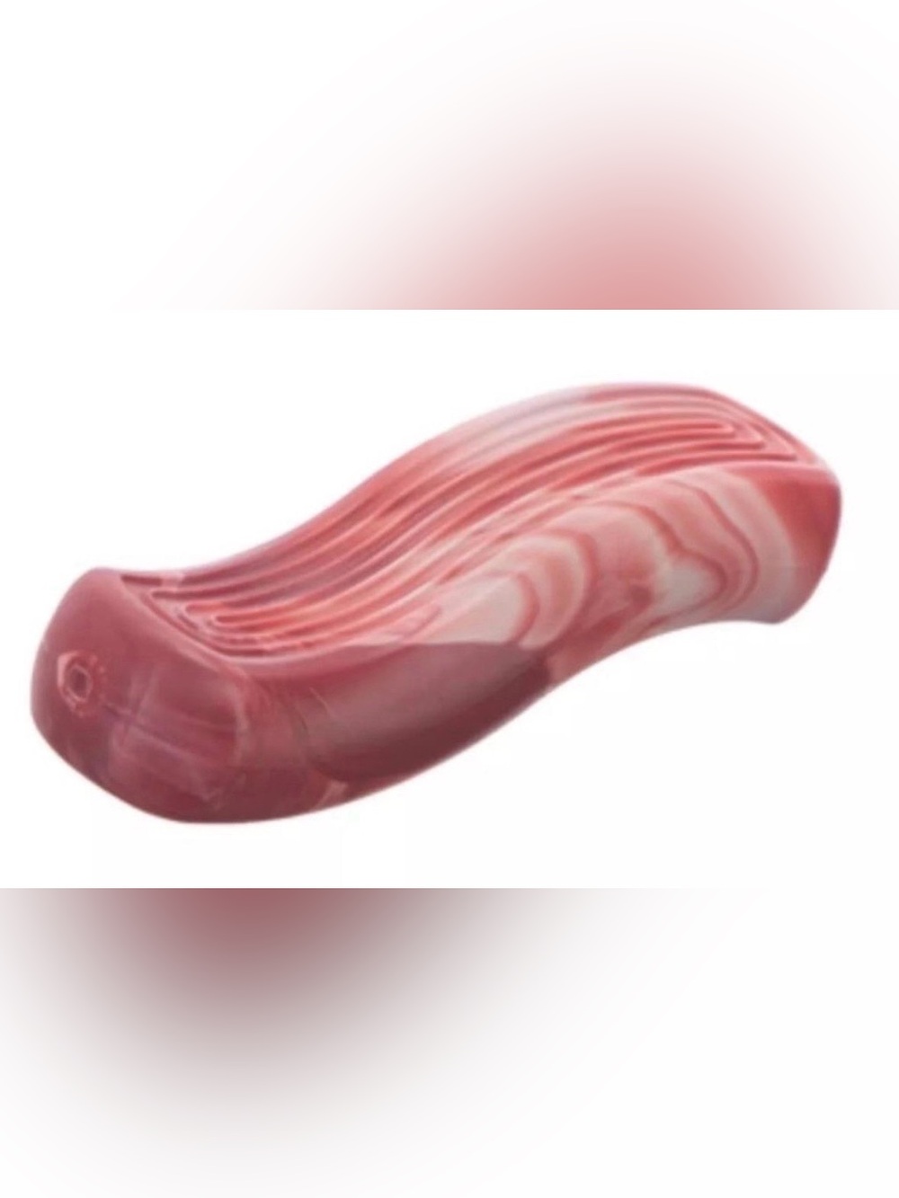 Bark Box Super Chewer Nylon Bacon tough break bacon Dog chew toy NEW